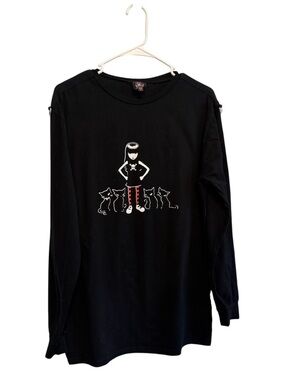 Dolls Kill X Emily The Strange Harness Strap Cats Graphic Tee